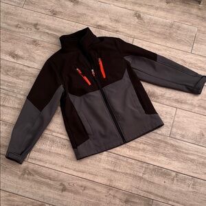 Snozu Black/Gray Jacket with Orange Accents size Med 10/12